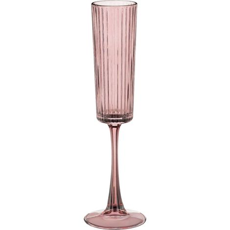 Mica Decorations Verre de champagne Rose H24.5xl5xL5cm (1/5)