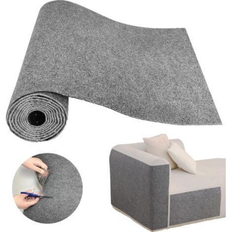 Tapis à griffer pour chat, griffoir adhésif découpable, protection pour meubles, convient pour la fabrication d'arbres à chat (gris, 40 x 100cm) (1/4)