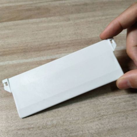 Accessoires de suspension pour stores vénitiens verticaux, type plaque de base 127 mm, feuille de plastique 127 mm (10 pièces) (1/5)