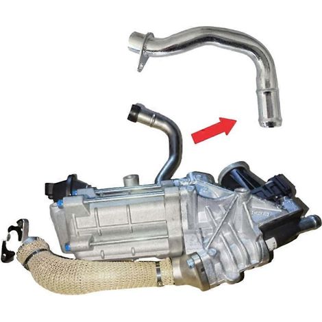 Tuyau de sortie du refroidisseur de vanne EGR LR018752 JDE10760, adapté aux tuyaux de soupape d'échappement Land Rover Range Rover, Discovery, Jaguar XF, X250, XJ, X351 3.0T. (1/5)