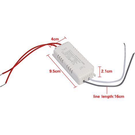 220V‑12V Halogen-Lampentreiber-Netzteil Elektronischer Transformator Spannungswandler Neu (1/5)