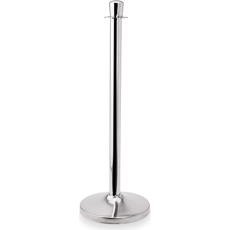 Barrière poteau tête cylindrique en Acier Inoxydable H 950 mm Ø 320 mm - Lot de 2 - Was Germany