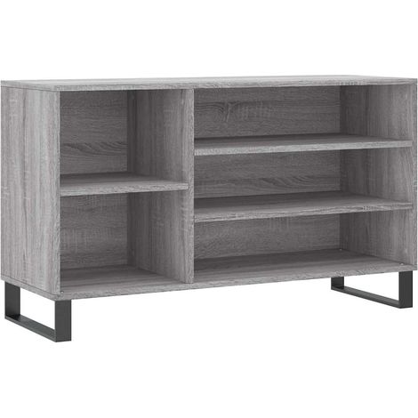 Maison Exclusive - Scarpiera Grigio Sonoma 102x36x60 cm in Legno Multistrato