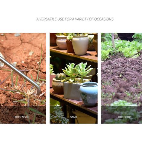 Hand-Unkrautstecher in V-Form mit Griff für die Gartenarbeit – Gartenzubehör (1/5)