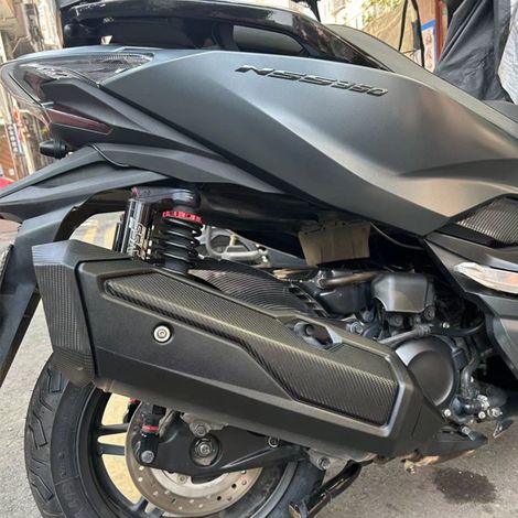 Suitable for Honda Forsa 350 2023, modified exhaust cover NSS350 heat insulation cover and heat protection cover accessories (1/4)