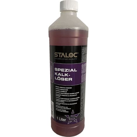 Staloc Kalkreiniger - Spezialreiniger ideal zum Entfernen von Urinstein, Kalk und Zementschleier, verdünnbarer Kalklöser, 1l (1/3)