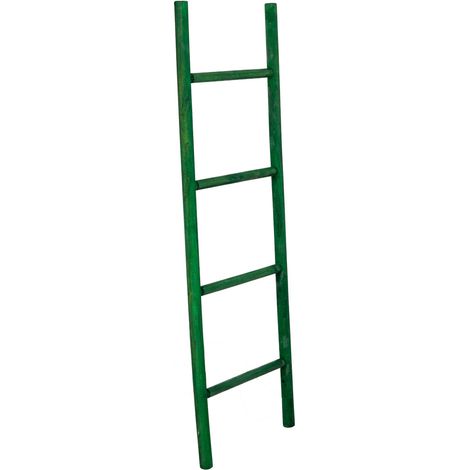 Escalera estanteria de madera 44x3x120h cm