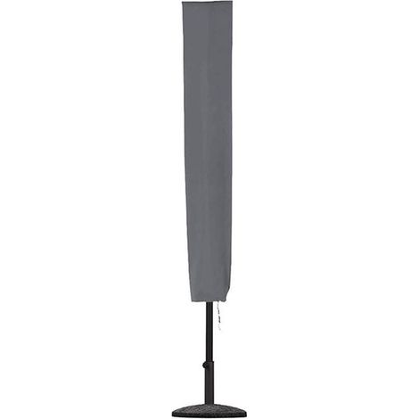 Sonnenschirmhülle – 600D Oxford-Gewebe – 153 x 30 cm – Schwarz (1/5)