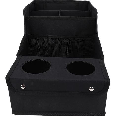 Organisateur Siège Voiture Compartiments Porte-Gobelets Multi Poches – Pliable Étanche Grande Capacité Rangement Avant Arrière En-cas Jouets (1/5)