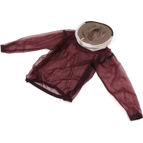 Veste apicole avec chapeau, combinaison d'apiculteur, équipement professionnel, kit de protection pour apiculture, tenue complète avec voile. (1/5)