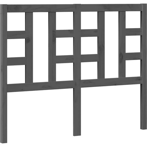 Maison Exclusive - Cabecero de cama madera maciza de pino gris 12 (1/5)