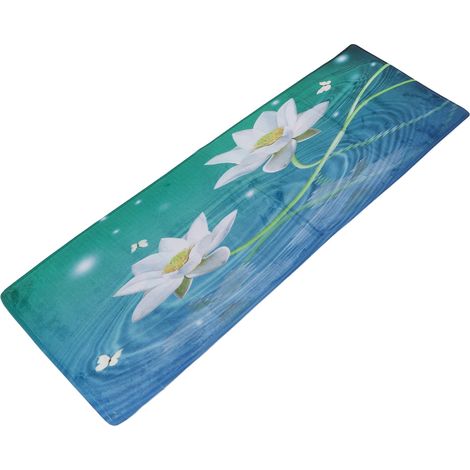 Tapis de couloir salle de bain doux et respirant, design décoratif pour cuisine 40x120 cm (1/5)