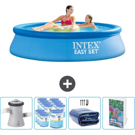 Intex Piscine Easy Set Ronde - 244x61 cm - 5-pièces SCB102 (1/4)