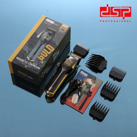 (Recharge USB) Tondeuse à cheveux électrique sans balais avec moteur à lévitation magnétique, adaptée aux salons de coiffure et pouvant être utilisée pour créer des coiffures plaquées en arrière. (1/4)