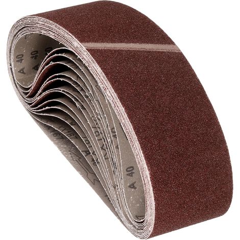 12 Pcs Bandes Abrasives 100mm x 915mm 40 Grain Papier Abrasif (1/5)