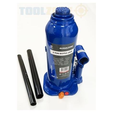 5T BOTTLE JACK 5 TON TONNE FLOOR HYDRAULIC LIFTING CAR VAN TROLLEY JACK AU149