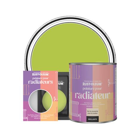 Rust-Oleum Peinture pour radiateurs brillante - Citron Vert (1/3)
