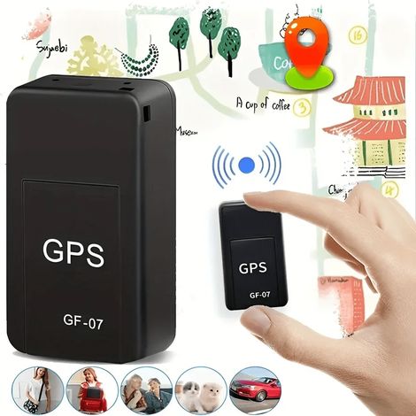 1 mini traceur GPS magnétique : moniteur de suivi anti-vol en temps réel pour véhicules et motos, dispositif de localisation anti-perte personnel (1/4)