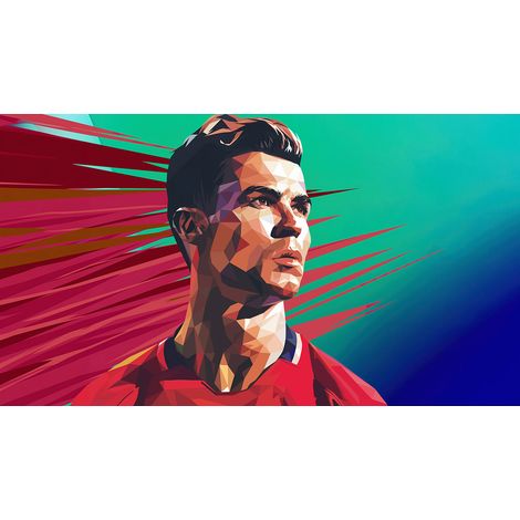Papier peint panoramique Football - Joueur de Foot - 130 cm x 73 cm (1/2)