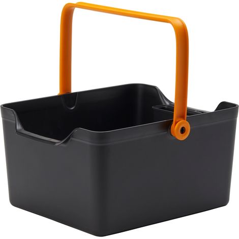 Fiskars 1071305 Caja de almacenamiento negro y naranja (1/3)