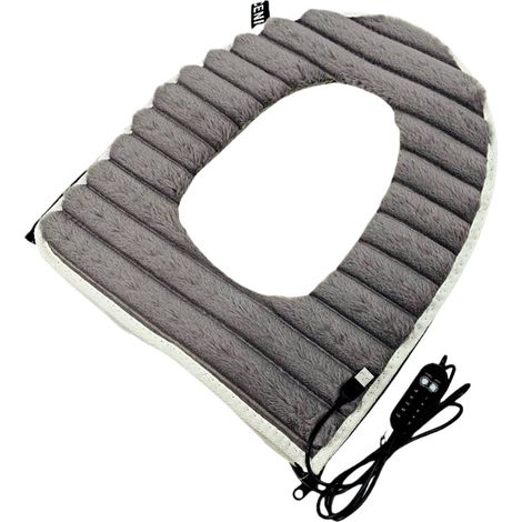 Siège de toilette chauffant électrique Housse Chauffante Multifonction et Couvre-Siège Toilettes Chauffant Doux Conçu pour salle (1/5)