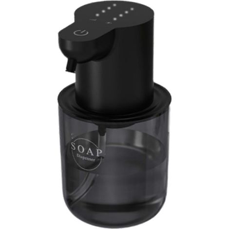 Distributeur de savon mousse automatique sans contact de 400 ml, étanche, à fixation murale, doté d'une technologie intelligente de lavage des mains pour une hygiène optimale. (1/5)