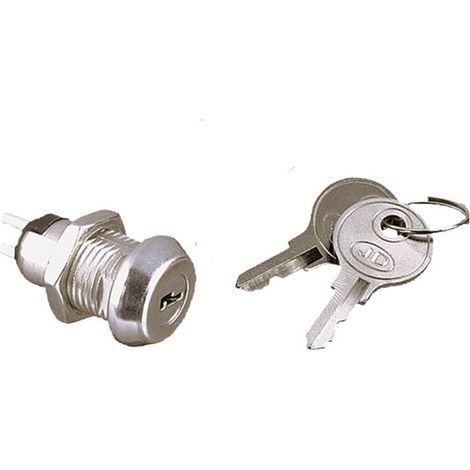 Miniatur-Flachschlüsselschalter EIN - AUS 2 Tasten 250V Electro DH 11.952/2/MN 8430552049363