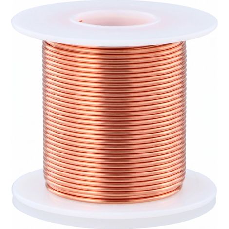 Fil de jardinage pour électroculture, 20 m, calibre 16, 99,9 % cuivre pur, idéal pour le jardinage intérieur/extérieur (1/5)