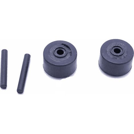 Roue petit ensemble kit axe + roue pour Aspirateur ELECTROLUX 2198998227 (1/2)