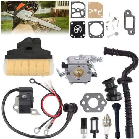 Coocheer – Vergaser für STIHL Kettensägen 021, 023, 025, MS210, MS230, MS250 – Ersetzt WT-286 – Luftfilter 1123, 160, 1650 – Komplettes Wartungsset (1/5)