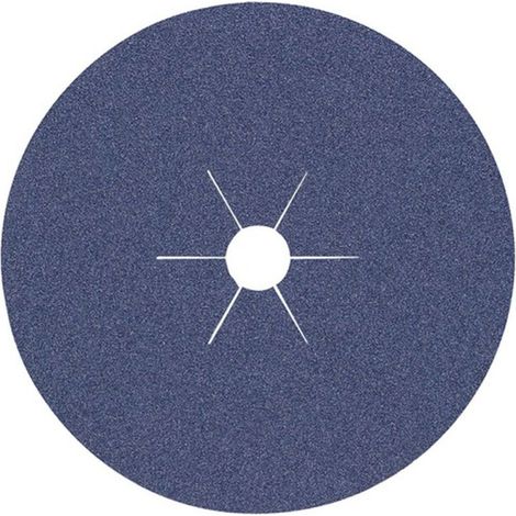 Fächerschleifscheibe K.36 D.115mm Vulkanfiber PROMAT f.V2A-Stahl (1/2)