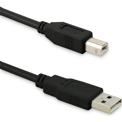 Cable USB 2.0 Qoltec A macho B macho 5 m (1/2)