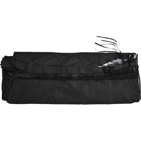Couverture de Parasol de Patio pour Pavillon extérieur, Protection UV, Tissu Oxford imperméable résistant à la décoloration, Taille 5,2x2m/17,1x6,6ft, Protecteur de (Noire),Parent (1/5)