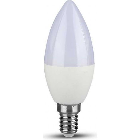 V-Tac VT-1855 Lampadina LED Candela SMD 4.5W E14 Bianco Freddo 6400K - SKU 2142411