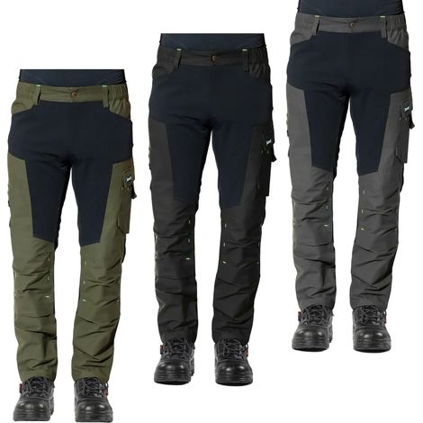 Pantaloni da lavoro Issa Line Stretch Flexard Grigio S