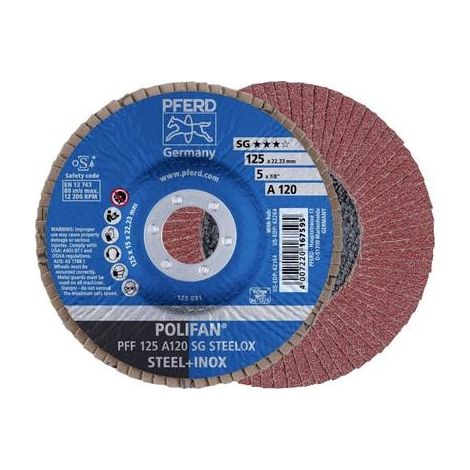 DISCO POLIFAN PFF 125 A120 PSF STEELOX - PFERD