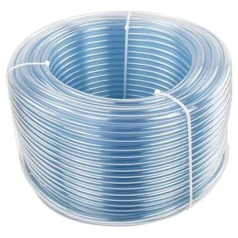 Manguera cristal transparente de PVC monocapaTubo Flexible Transparente Rollo de 50 Metros Medida 20 mm x 25 mm