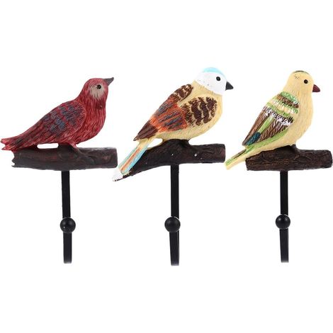 muraux KICHOUSE supports muraux en forme d oiseau lot de 3 (1/5)