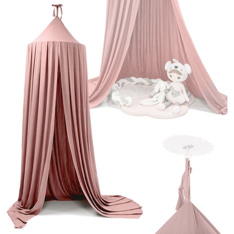 Toldo cortina tipi tienda colgante rosa