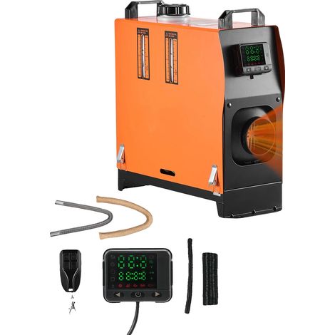 Chauffage à air diesel, télécommande, chauffage efficace, 8KW ORANGE (1/2)