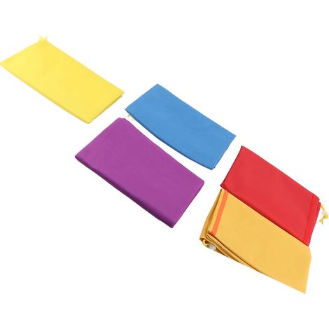 5-teiliges 5-Gallonen-Filterbeutelset, lila, gelb, orange, rot, blau, 25, 73, 120, 160, 220 Mikron, Kordelzugverschluss, mit Presssieb zur Aufbewahrung von Biersaft (1/2)