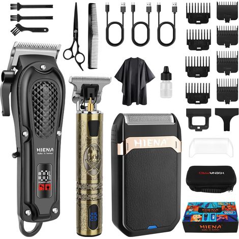 Tondeuse à cheveux sans fil rechargeable pour homme avec écran LED (1/5)