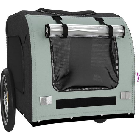 Rimorchio/carrello per animali domestici grigio 020044259