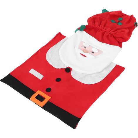 Weihnachtliche WC-Sitzbezüge, Badematten, WC-Deko-Sets, Heimdekoration (1/5)