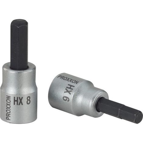 Proxxon Embout hexagonal interne 3/8" 7 mm, 50 mm de long