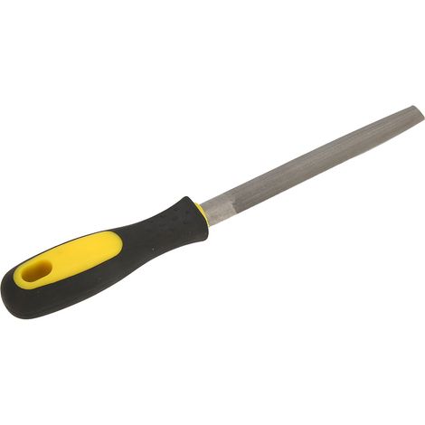 Lime métallique antidérapante et confortable à denture moyenne, double grain, demi-ronde, en acier au carbone T12 (1/5)