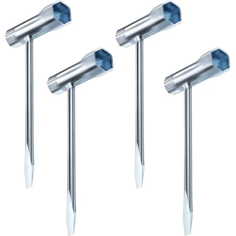 Kit 4 clés tronçonneuse - 13/19mm + tournevis - Pour scooter/tondeuse/débroussailleuse