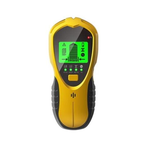 4-in-1-Wanddetektor mit LCD-Display, 9-V-Batteriebetriebener Detektor zum Aufspüren von Metall, Drähten und Holzpfosten in Wänden, Böden und Decken MUMU