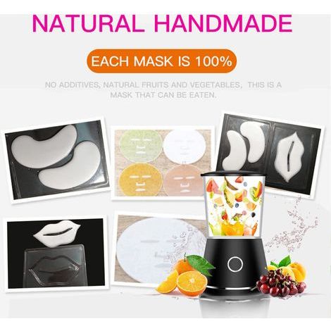 Machine à Masques Visage DIY Automatique - Extracteur de Jus pour Masques aux Fruits et Légumes - Appareil de Soin Facial à Domicile (1/4)