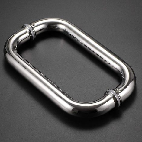 Poignées de porte en verre, poignées de porte de douche en acier inoxydable (1/4)